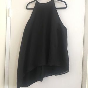 Flowy Plus Sized Asymmetrical Racerback Tank